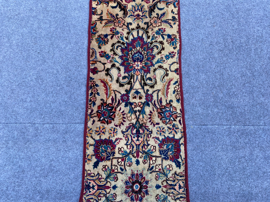 3.7' x 1.7' Ft. Authentic Persian Akahsmar Hand Knotted Finest Wool Small Area Rug BR995