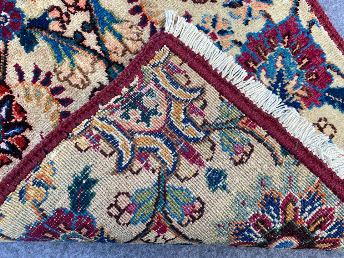 3.7' x 1.7' Ft. Authentic Persian Akahsmar Hand Knotted Finest Wool Small Area Rug BR995