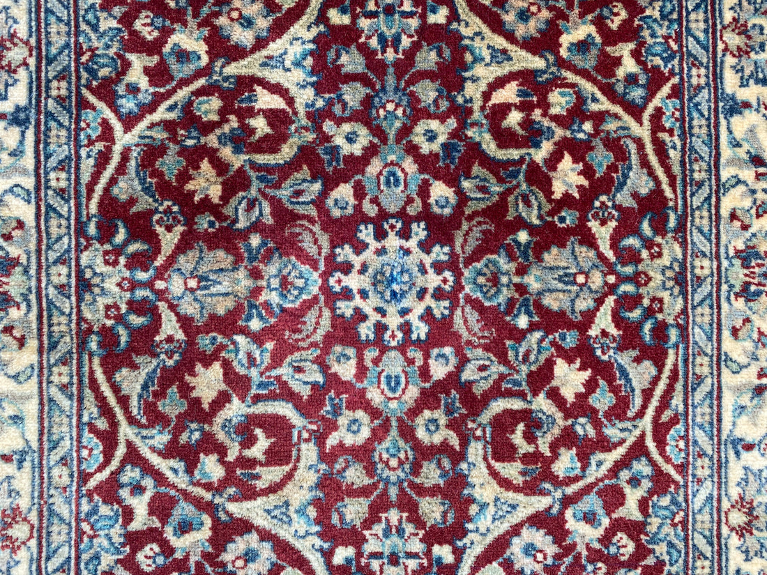 3.2' X 2.0' Ft. Authentic Pakistani Hand Knotted Double Knot Finest Wool Small Area Rug BR997