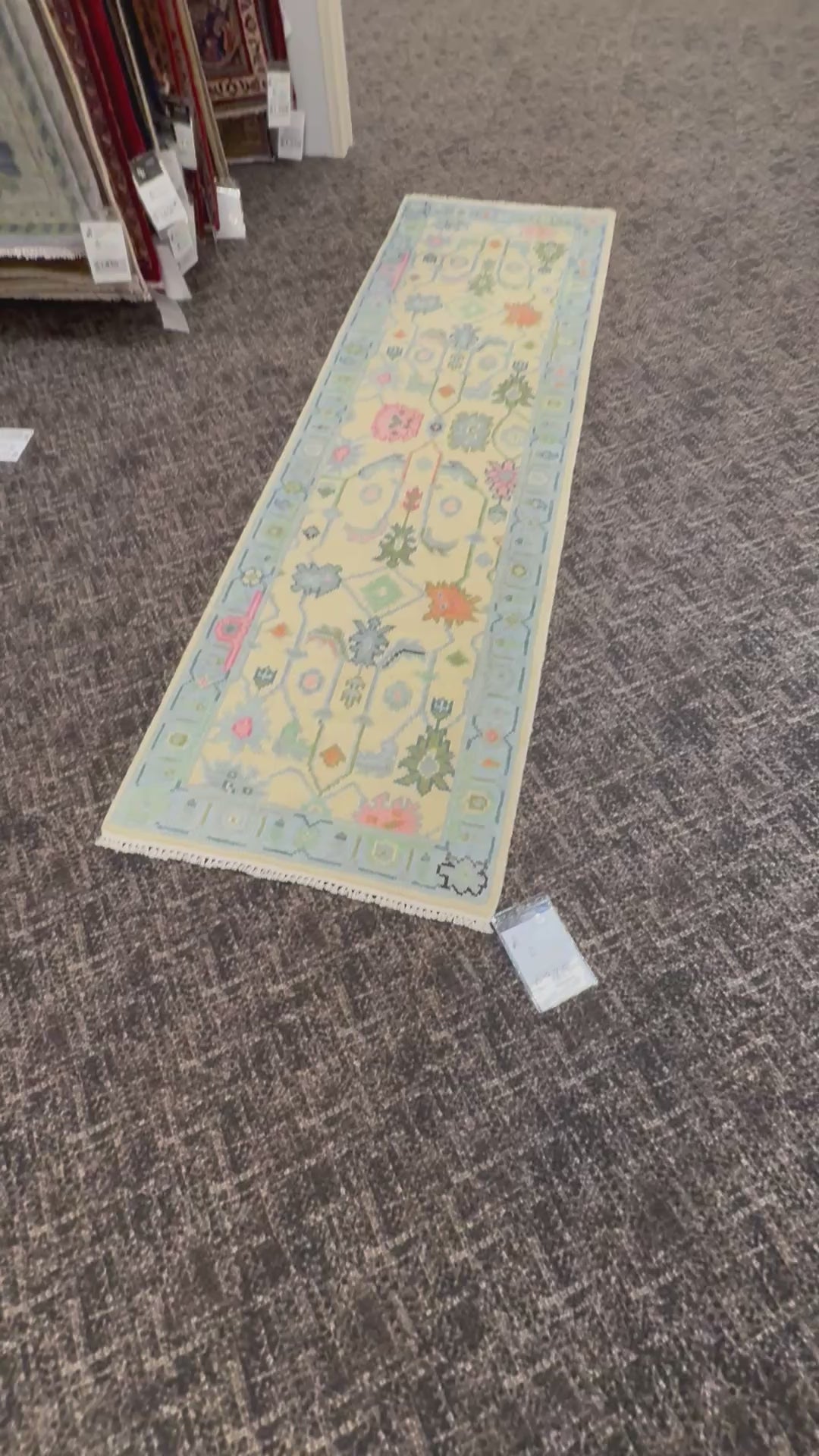 2.7’ x 8' Ft. Contemporary Turkish Oushak Bohemian Hand Knotted Wool Runner - BR2575