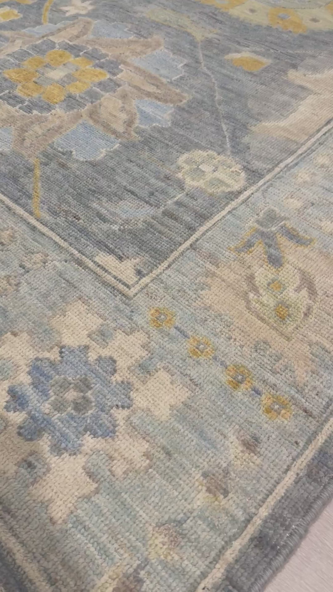 8’x10’ Contemporary Turkish Oushak Hand Knotted Wool Area Rug - BR2521