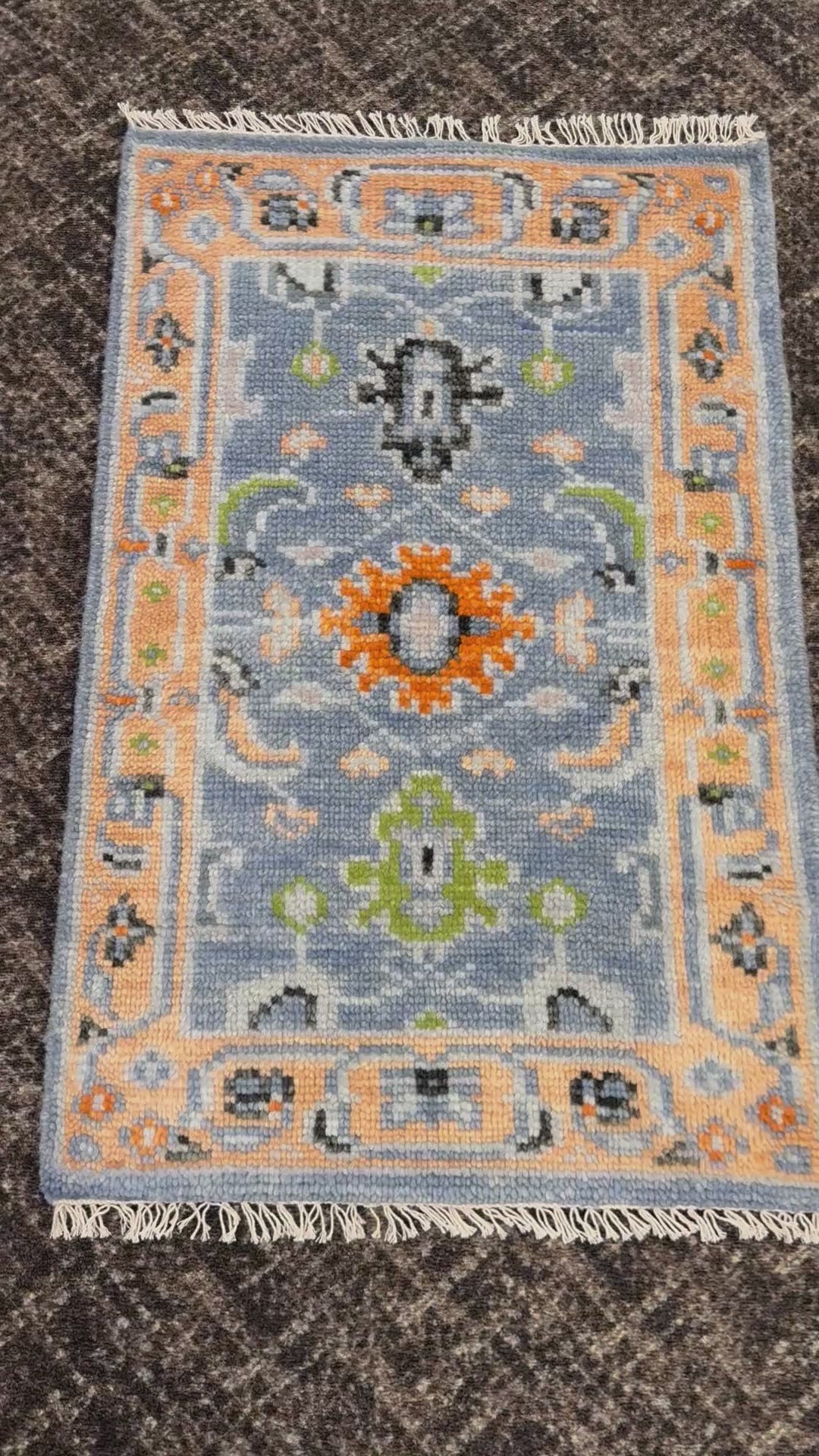 2' x 3' Ft. Contemporary Turkish Oushak Bohemian Hand Knotted Wool Area Rug – BR2562