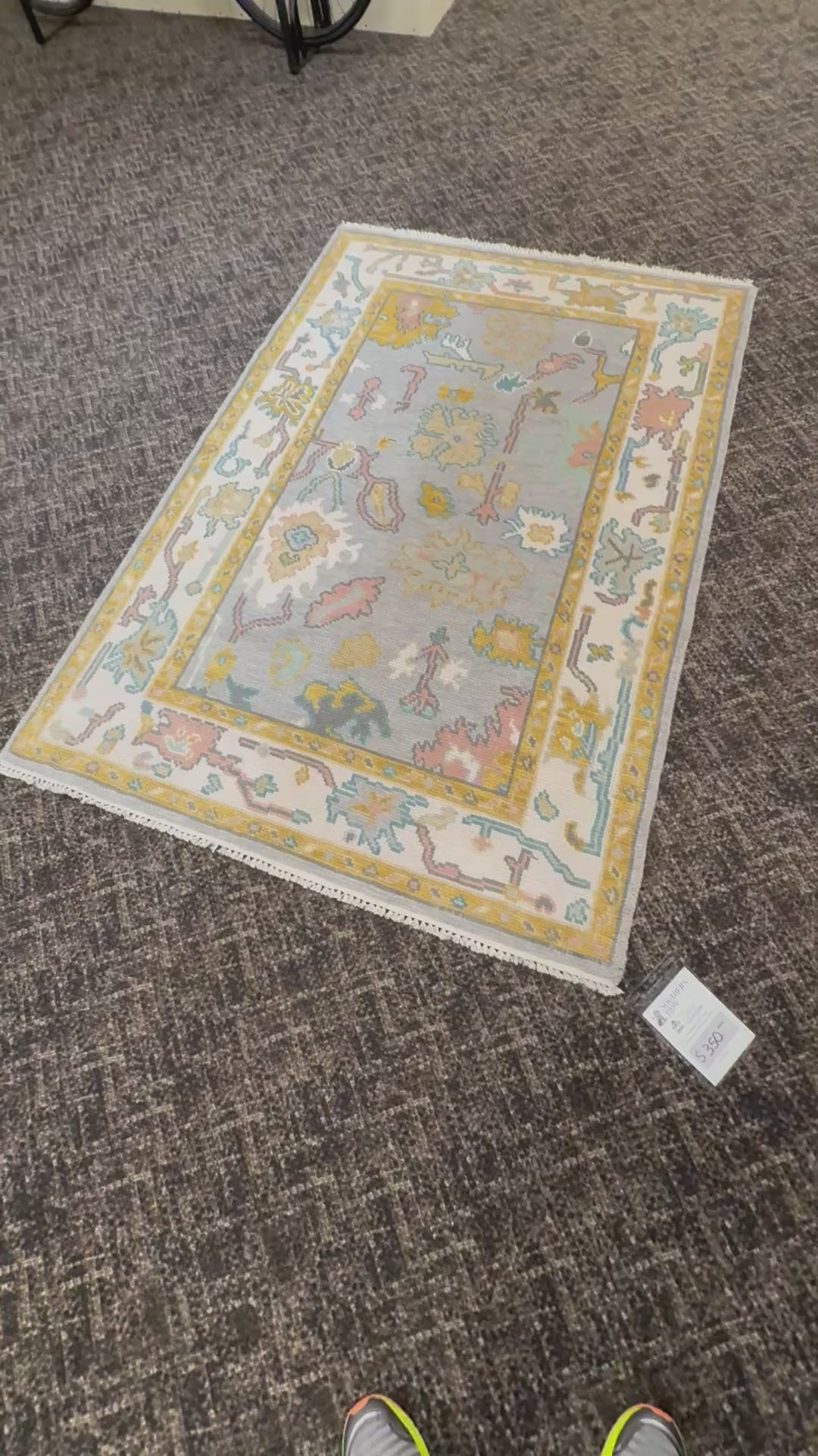 4' x 6' Ft. Contemporary Turkish Oushak Bohemian Hand Knotted Wool Runner - BR2571