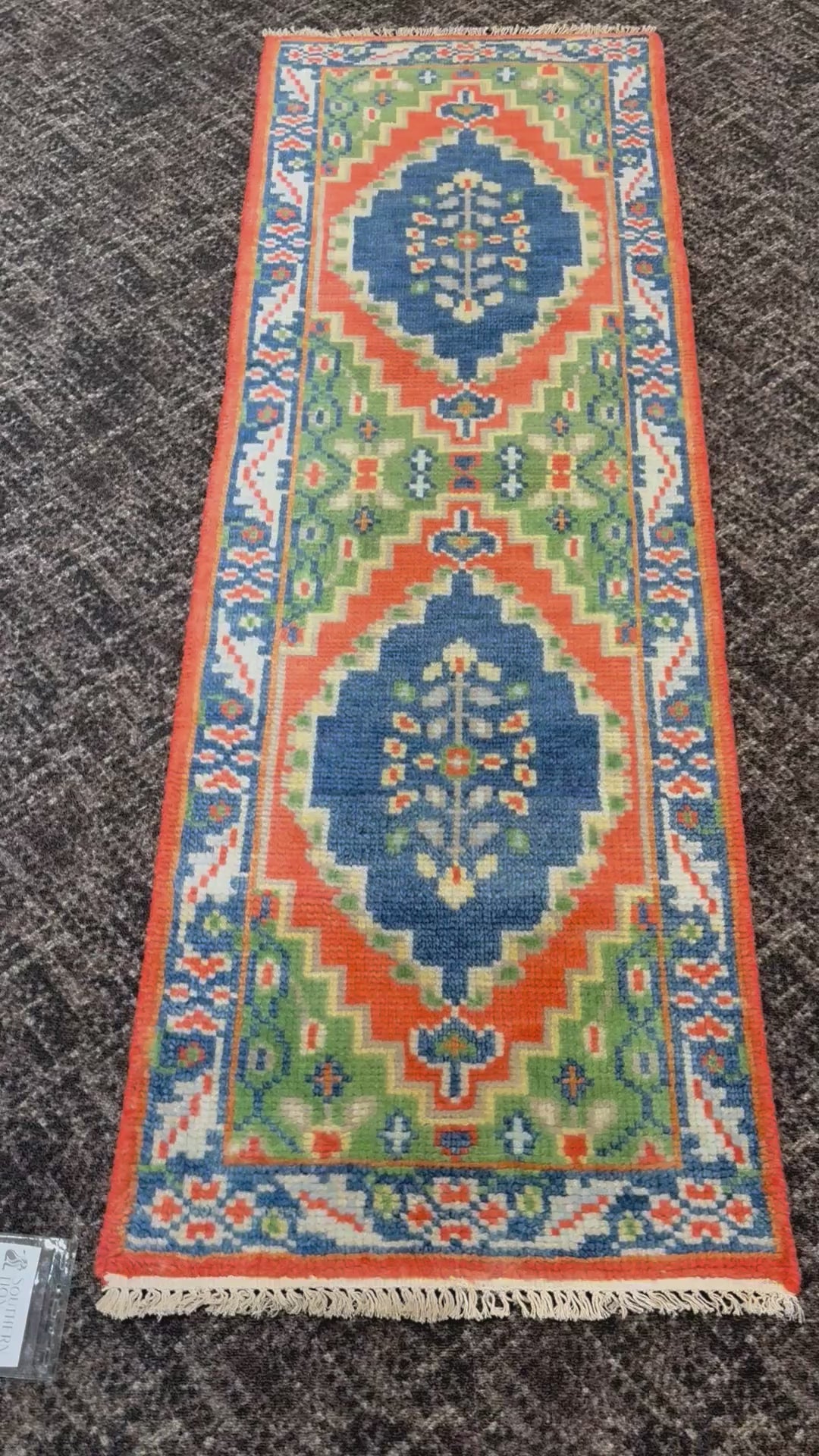 2’ x 6' Ft. Contemporary Turkish Oushak Bohemian Hand Knotted Wool Runner / Rug - BR2583