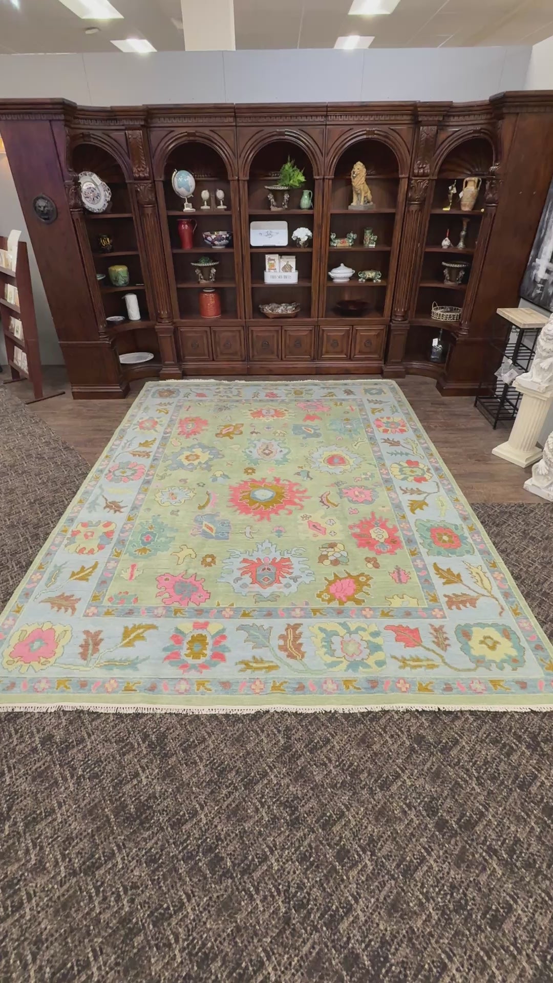 9’ x 12’ Ft. Stunning Turkish Bohemian Oushak Contemporary Hand Knotted Wool Area Rug - BR3045