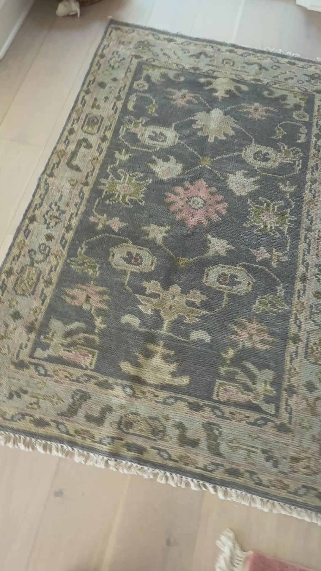 4' x 6' Ft. Contemporary Turkish Oushak Bohemian Hand Knotted Wool Area Rug – BR3083