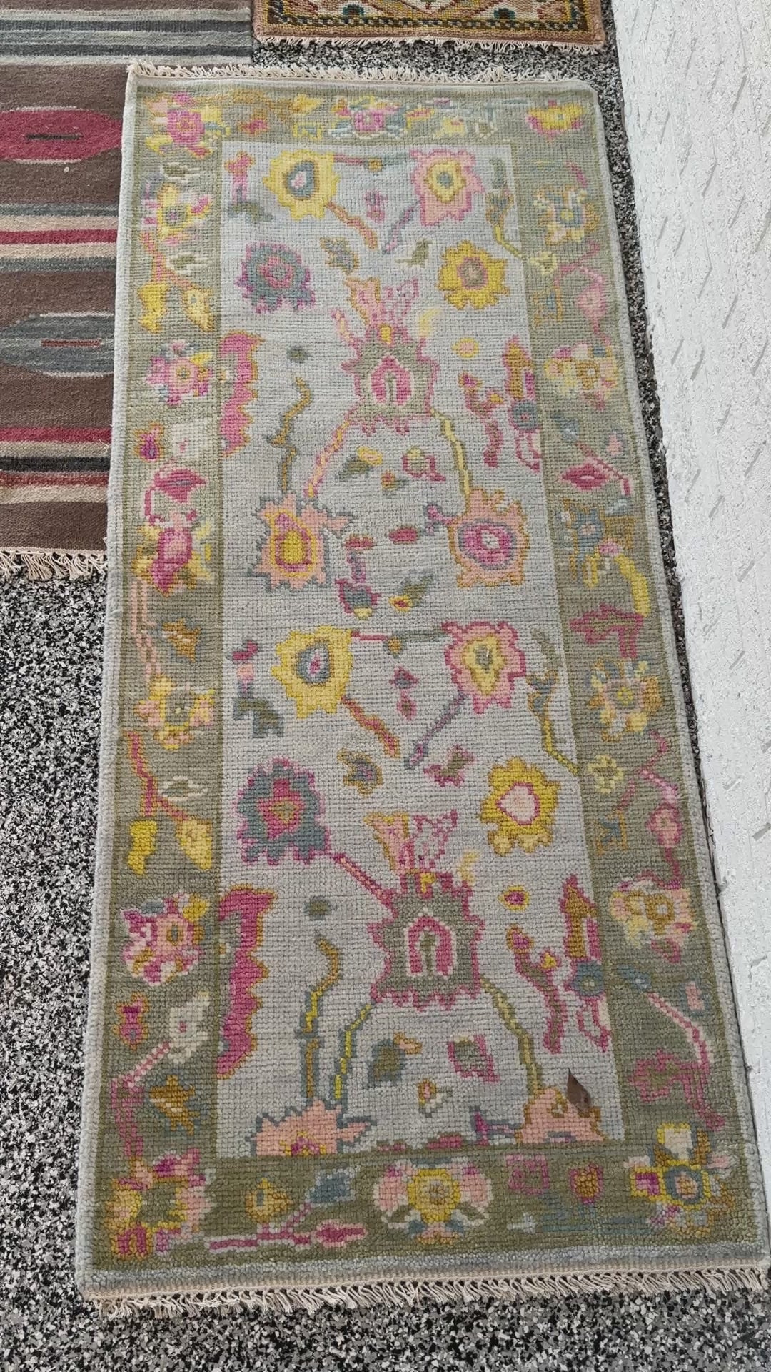 6' x 9' Ft. Fun Colorful FISH / FARM Design Turkish Oushak Hand Knotted Wool Area Rug - BR3129