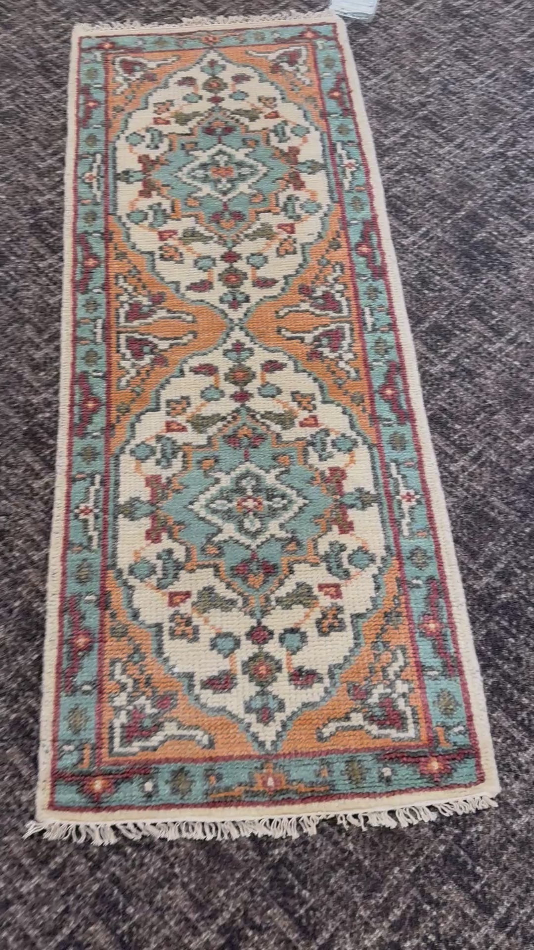 2’ x 6' Ft. Contemporary Turkish Oushak Bohemian Hand Knotted Wool Runner / Rug - BR2591