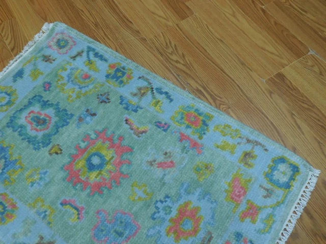 2’ x 3’ Ft. Contemporary Turkish Oushak Bohemian Hand Knotted Wool Small Area Rug - BR2670