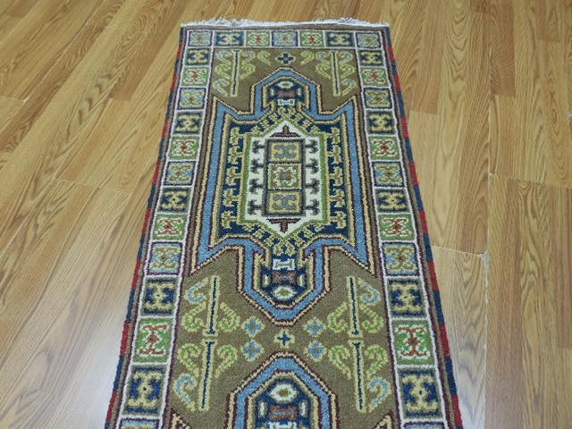 2.1’ x 6.8' Ft. Contemporary Turkish Oushak Bohemian Hand Knotted Wool Runner / Rug - BR3019