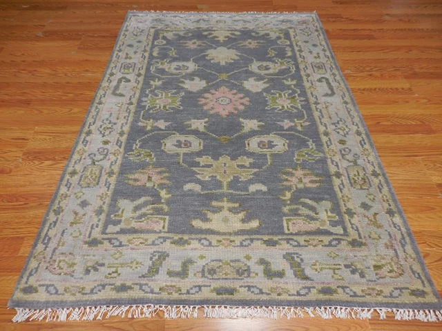 4' x 6' Ft. Contemporary Turkish Oushak Bohemian Hand Knotted Wool Area Rug – BR3083