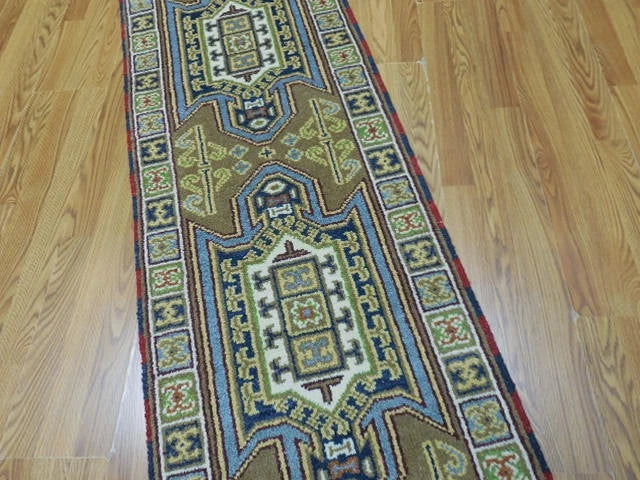 2.1’ x 6.8' Ft. Contemporary Turkish Oushak Bohemian Hand Knotted Wool Runner / Rug - BR3019
