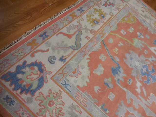 10' x 8' Turkish Bohemian Oushak / Ushak Contemporary Hand Knotted Area Rug - BR457