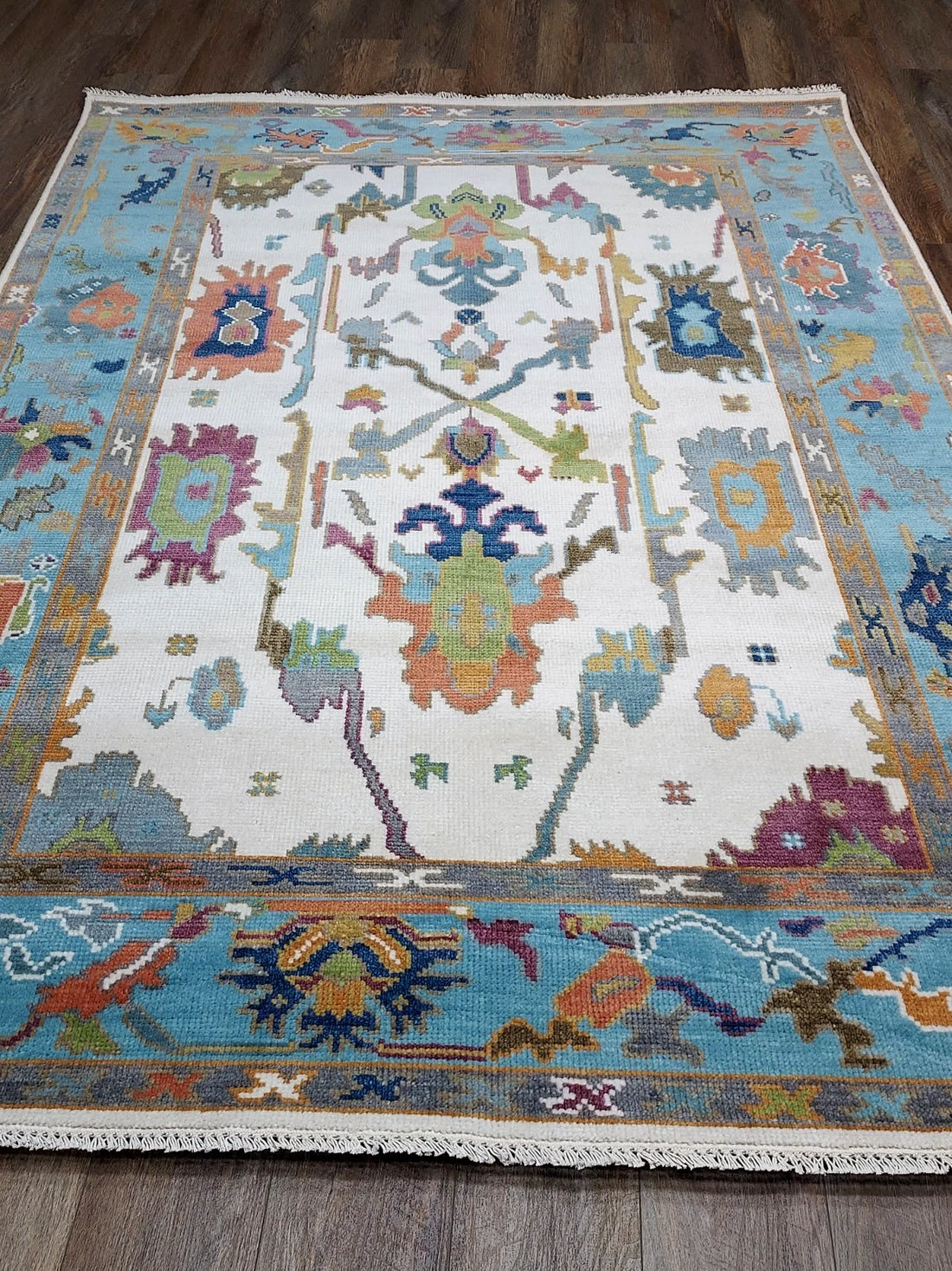 6' x 9' Ft. Contemporary Turkish Oushak Bohemian Hand Knotted Wool Rug - BR2640