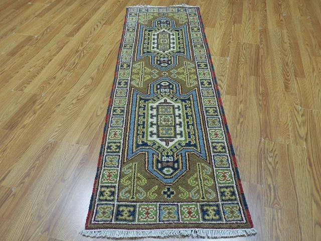 2.1’ x 6.8' Ft. Contemporary Turkish Oushak Bohemian Hand Knotted Wool Runner / Rug - BR3019