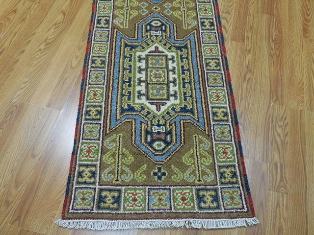 2.1’ x 6.8' Ft. Contemporary Turkish Oushak Bohemian Hand Knotted Wool Runner / Rug - BR3019