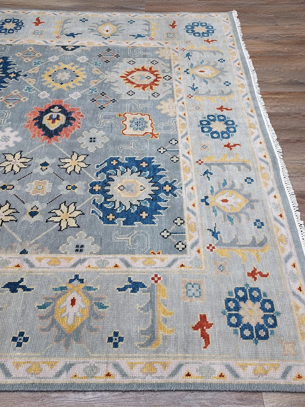 8' x 10' Ft. Contemporary Turkish Oushak Bohemian Hand Knotted Wool Rug - BR3076