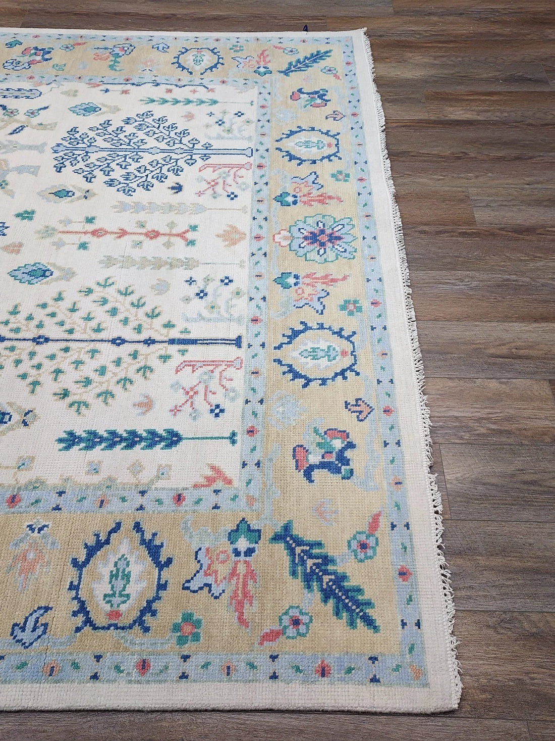 8' x 10' Ft. Turkish Bohemian Oushak Contemporary Hand Knotted Wool Rug - BR2511