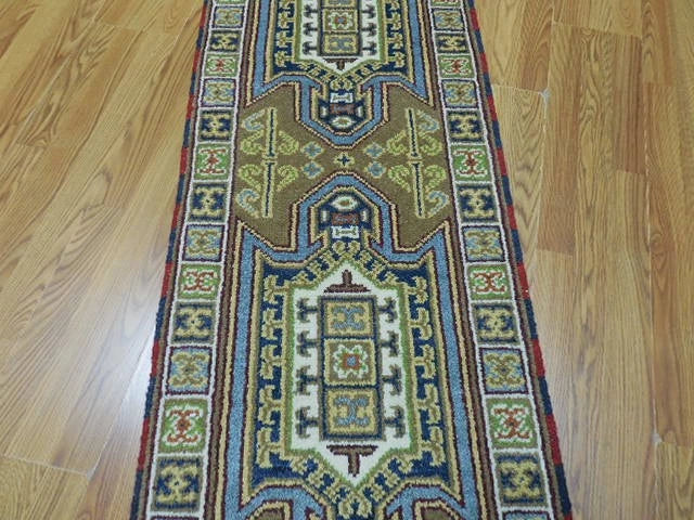 2.1’ x 6.8' Ft. Contemporary Turkish Oushak Bohemian Hand Knotted Wool Runner / Rug - BR3019