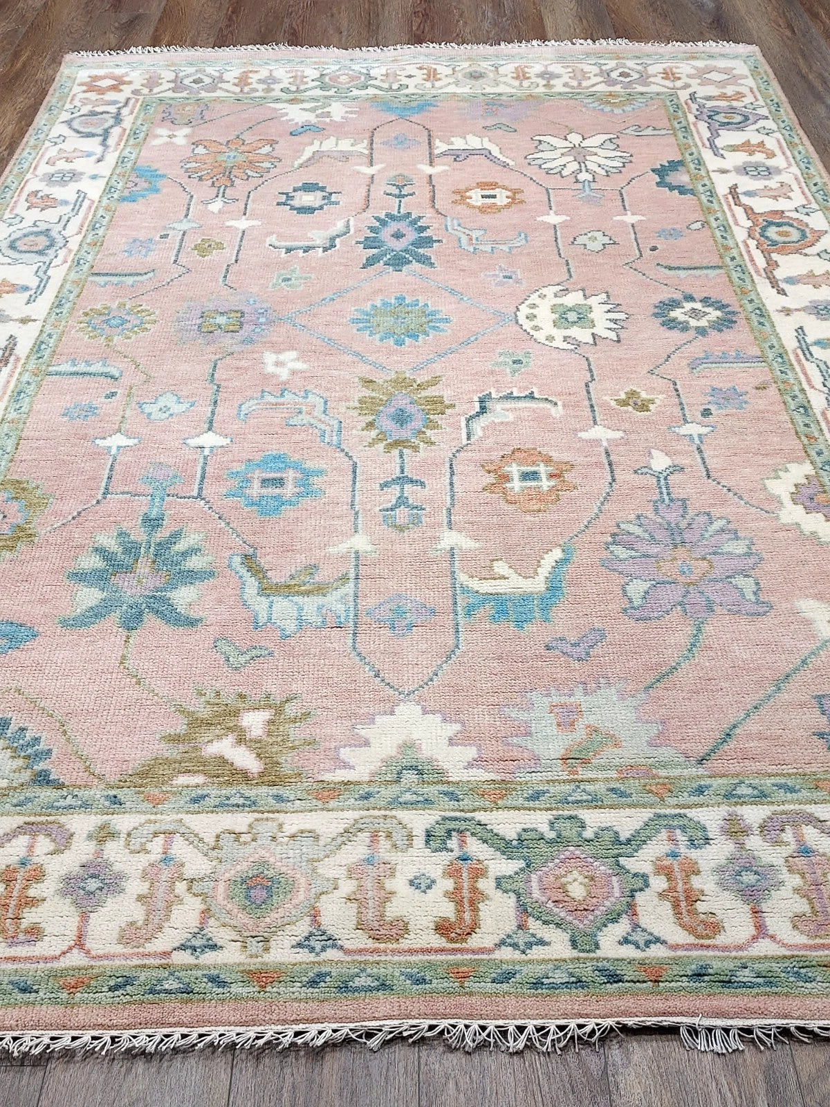 6' x 9' Ft. Contemporary Turkish Oushak Bohemian Hand Knotted Wool Rug - BR2635