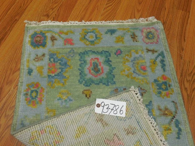 2’ x 3’ Ft. Contemporary Turkish Oushak Bohemian Hand Knotted Wool Small Area Rug - BR2670