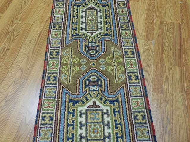 2.1’ x 6.8' Ft. Contemporary Turkish Oushak Bohemian Hand Knotted Wool Runner / Rug - BR3019
