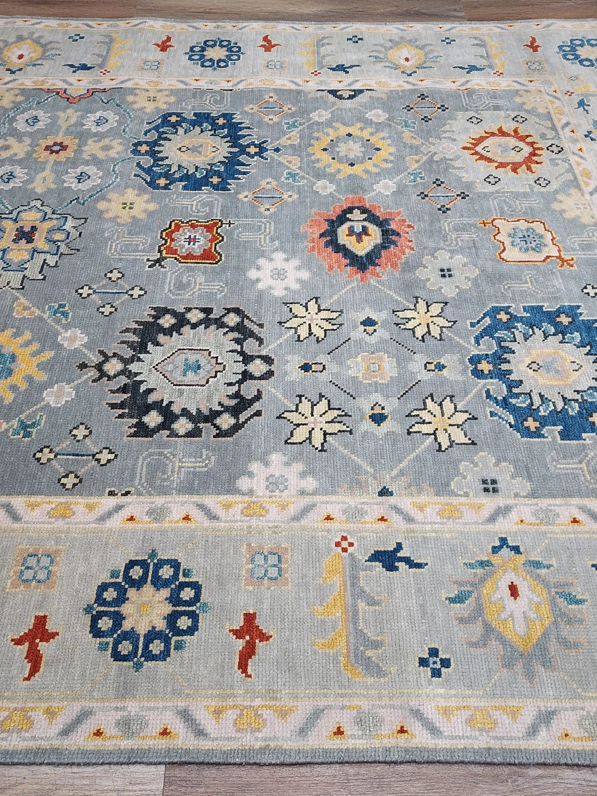 8' x 10' Ft. Contemporary Turkish Oushak Bohemian Hand Knotted Wool Rug - BR3076