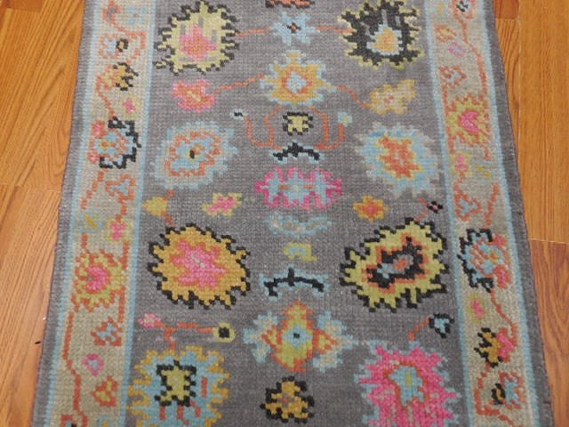 2’ x 3’ Ft. Contemporary Turkish Oushak Bohemian Hand Knotted Wool Small Area Rug - BR2662
