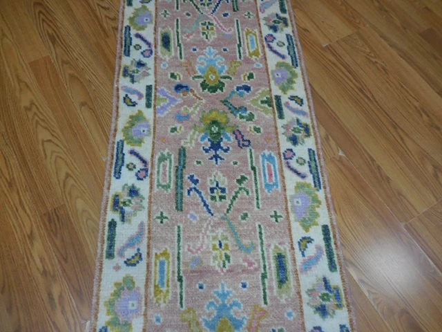 2' x 6' Ft. Contemporary Turkish Bohemian Oushak Hand Knotted Wool Runner / Rug - BR3067