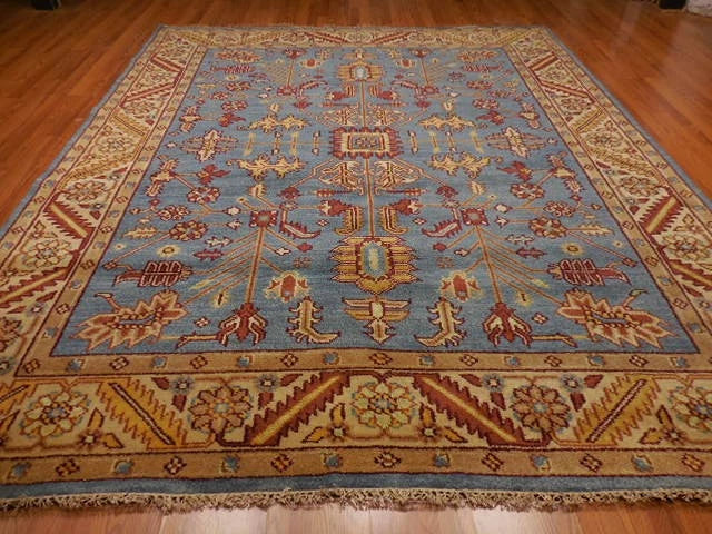 8' x 10' Ft. Contemporary Turkish Oushak Bohemian Hand Knotted Wool Rug - BR2668