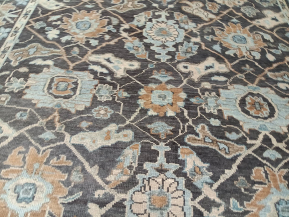 10’ x 14’ Ft. Stunning Turkish Bohemian Oushak Contemporary Hand Knotted Wool Area Rug - BR3145