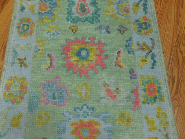 2’ x 3’ Ft. Contemporary Turkish Oushak Bohemian Hand Knotted Wool Small Area Rug - BR2670