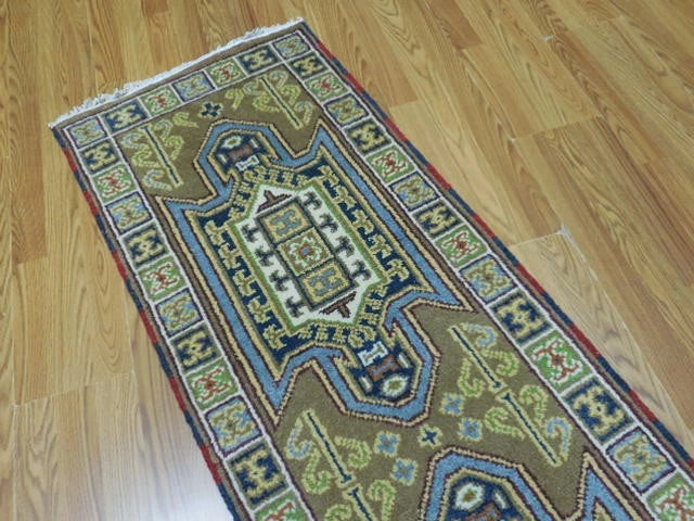 2.1’ x 6.8' Ft. Contemporary Turkish Oushak Bohemian Hand Knotted Wool Runner / Rug - BR3019