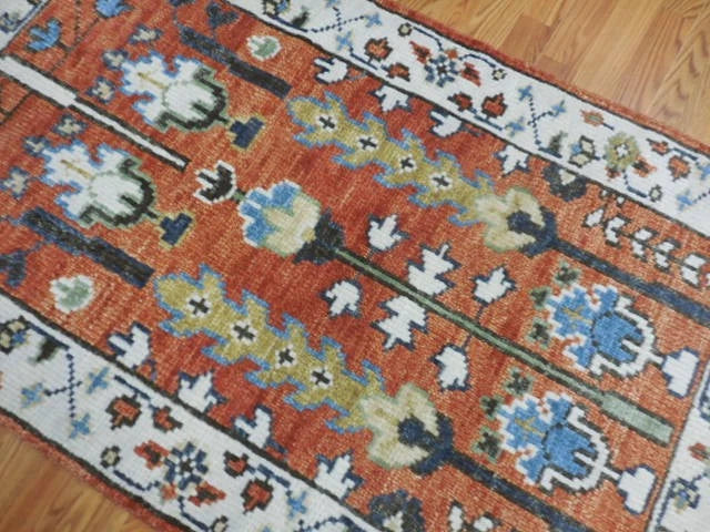 3' x 5' Ft. Contemporary Turkish Oushak Bohemian Hand Knotted Wool Runner - BR3087