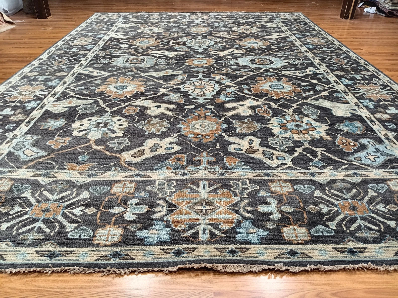 10’ x 14’ Ft. Stunning Turkish Bohemian Oushak Contemporary Hand Knotted Wool Area Rug - BR3145