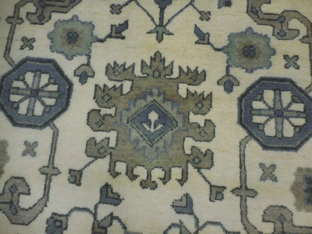9’ x 12’ Ft. Stunning Turkish Bohemian Oushak Contemporary Hand Knotted Wool Area Rug - BR3057