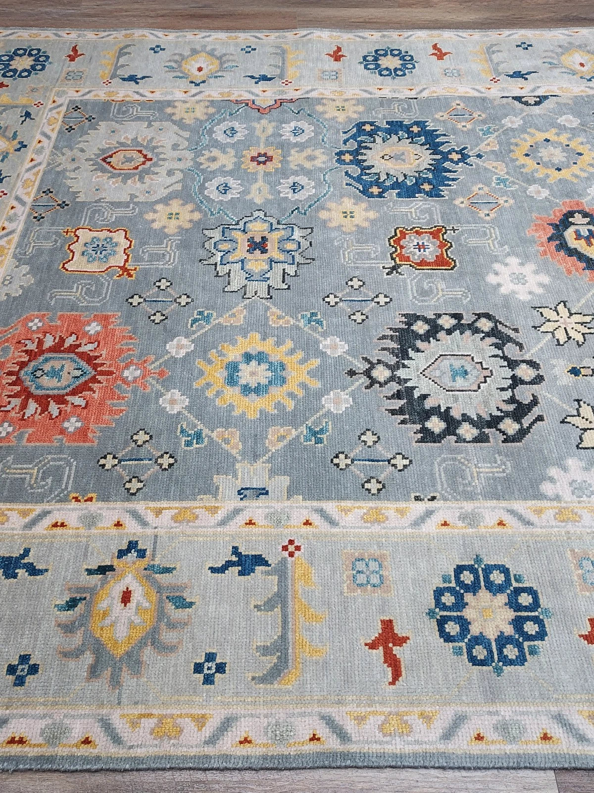 8' x 10' Ft. Contemporary Turkish Oushak Bohemian Hand Knotted Wool Rug - BR3076