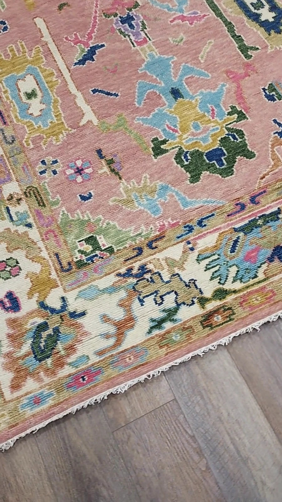 6' x 9' Ft. Contemporary Turkish Oushak Bohemian Hand Knotted Wool Rug - BR2705