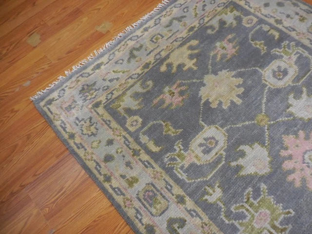 4' x 6' Ft. Contemporary Turkish Oushak Bohemian Hand Knotted Wool Area Rug – BR3083