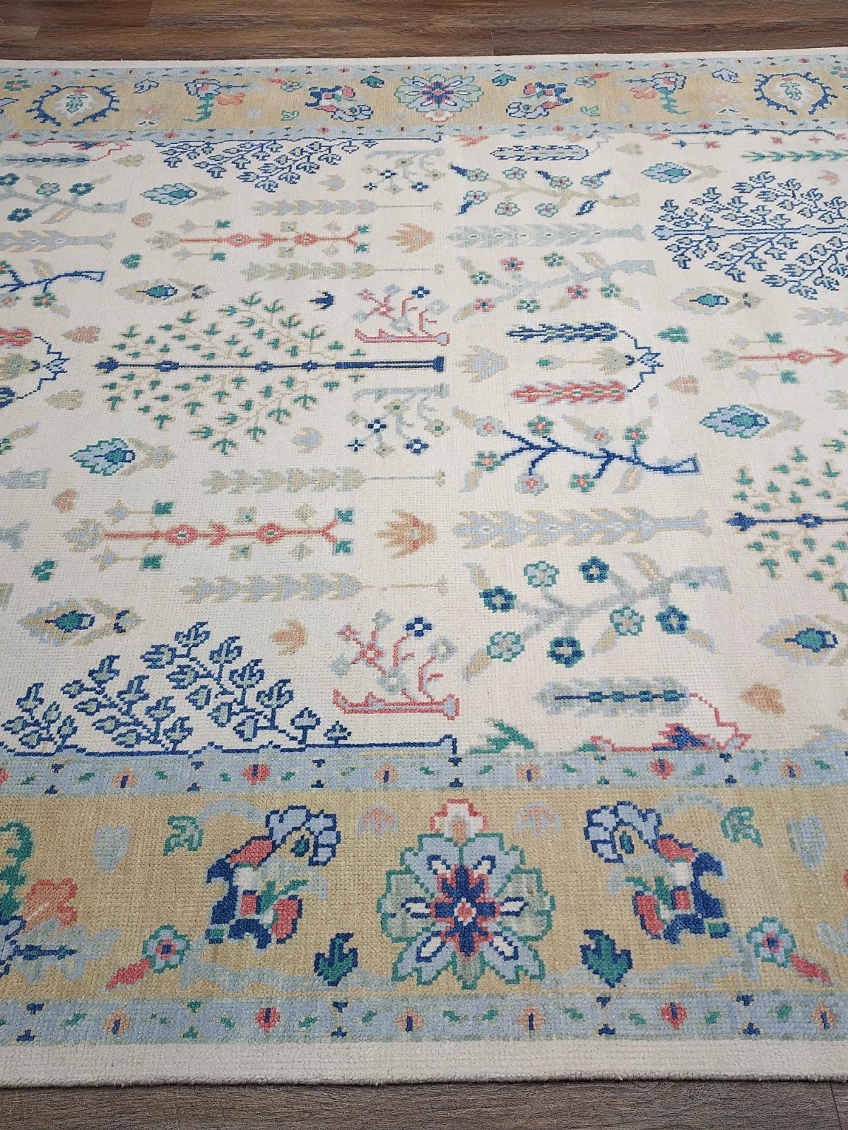 8' x 10' Ft. Turkish Bohemian Oushak Contemporary Hand Knotted Wool Rug - BR2511