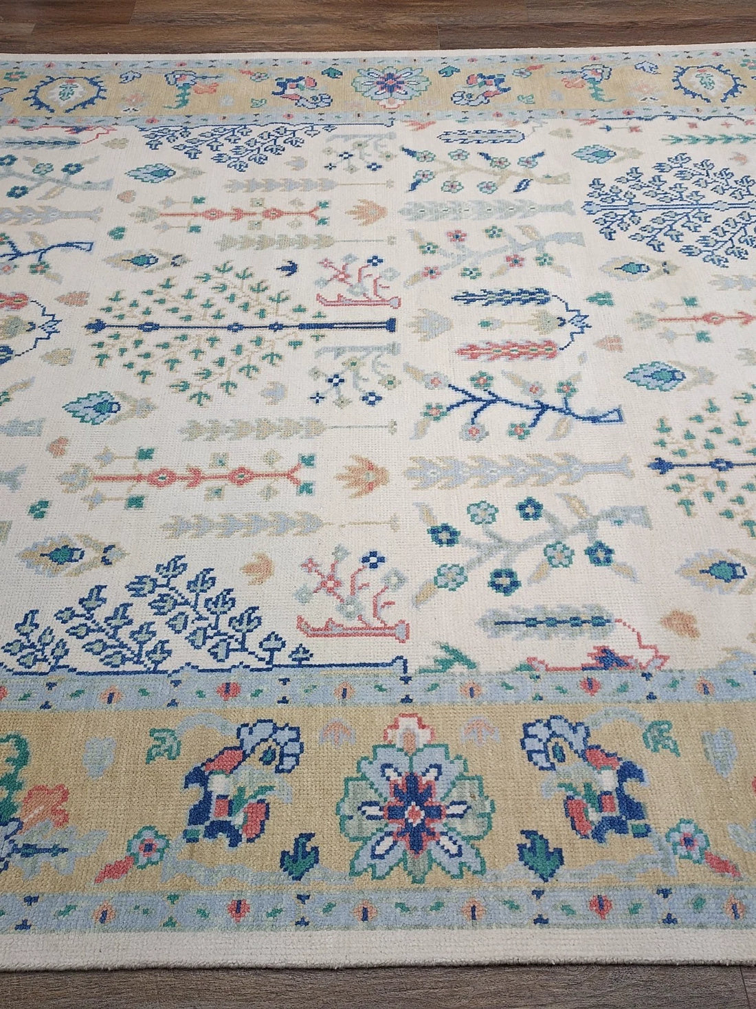 8' x 10' Ft. Turkish Bohemian Oushak Contemporary Hand Knotted Wool Rug - BR2511