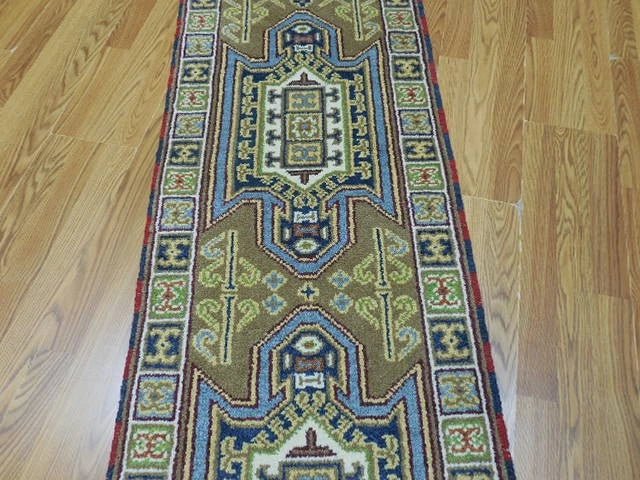2.1’ x 6.8' Ft. Contemporary Turkish Oushak Bohemian Hand Knotted Wool Runner / Rug - BR3019