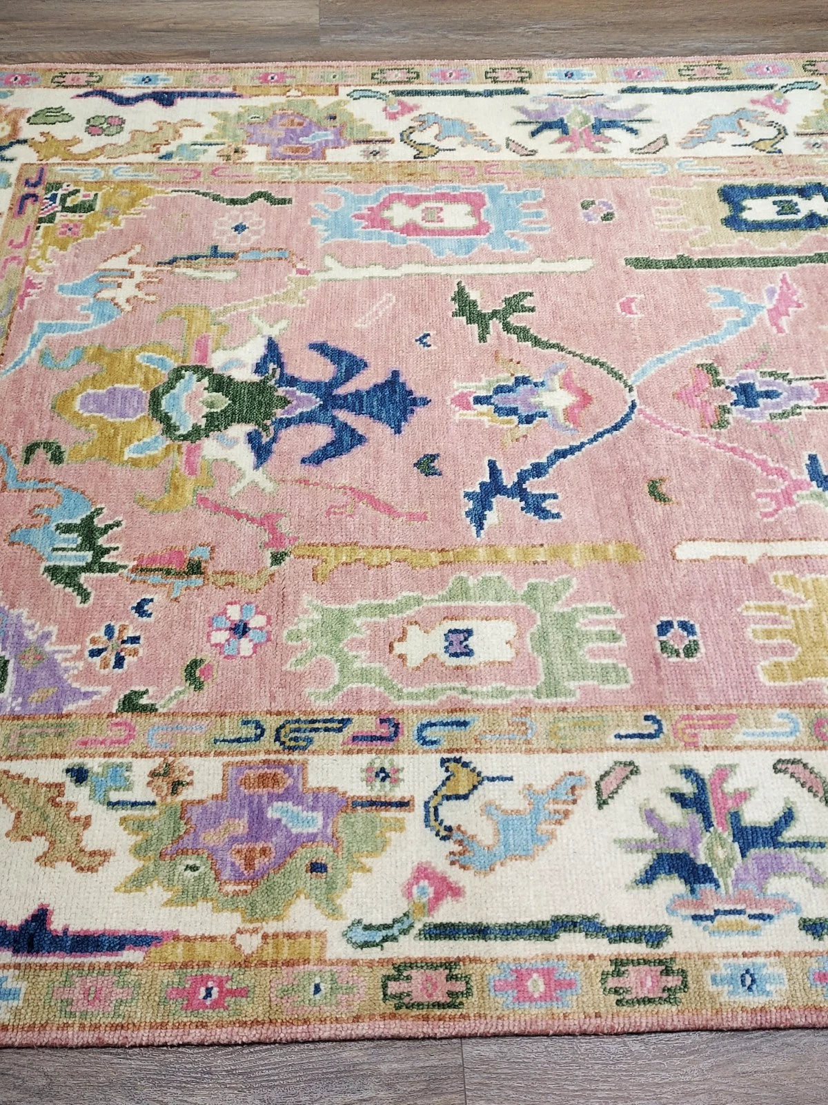 6' x 9' Ft. Contemporary Turkish Oushak Bohemian Hand Knotted Wool Rug - BR2705