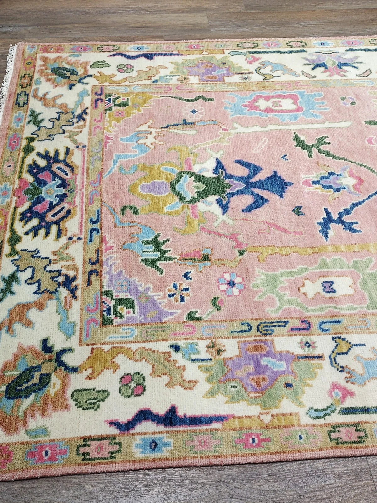 6' x 9' Ft. Contemporary Turkish Oushak Bohemian Hand Knotted Wool Rug - BR2705