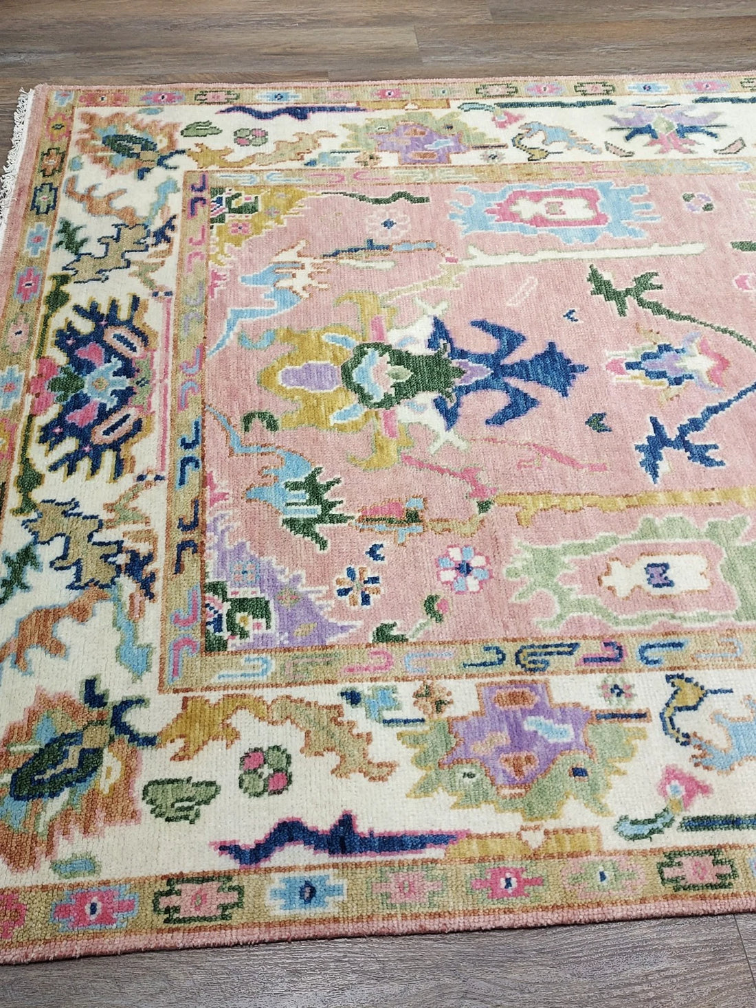 6' x 9' Ft. Contemporary Turkish Oushak Bohemian Hand Knotted Wool Rug - BR2705