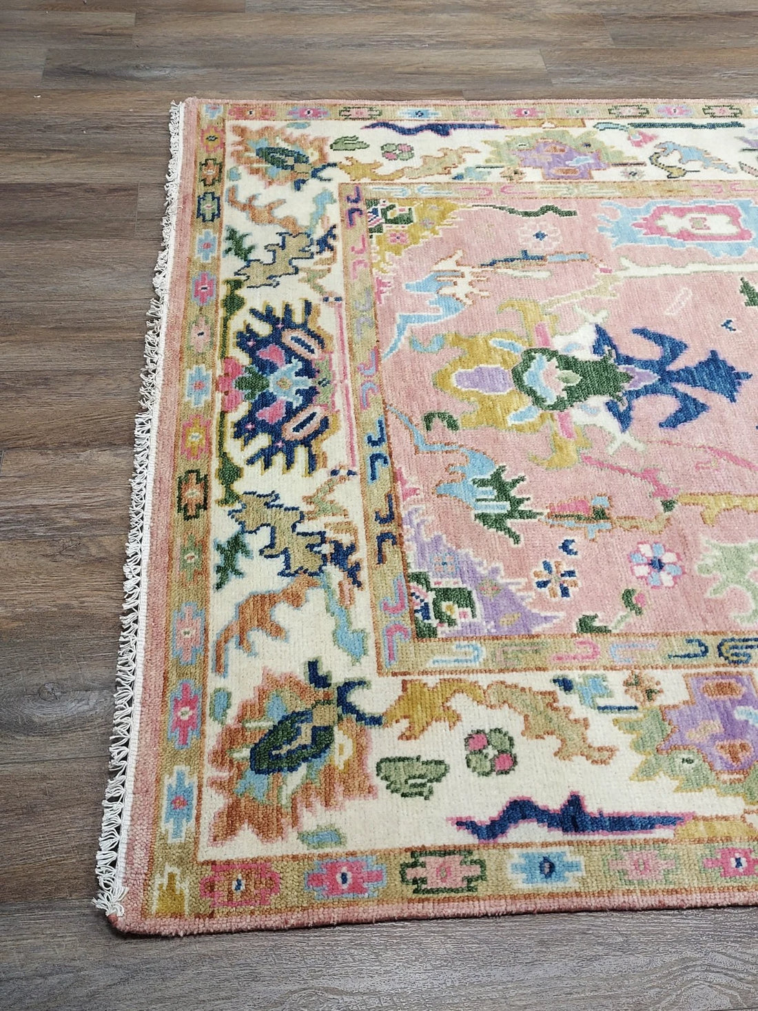 6' x 9' Ft. Contemporary Turkish Oushak Bohemian Hand Knotted Wool Rug - BR2705