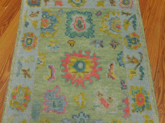 2’ x 3’ Ft. Contemporary Turkish Oushak Bohemian Hand Knotted Wool Small Area Rug - BR2670