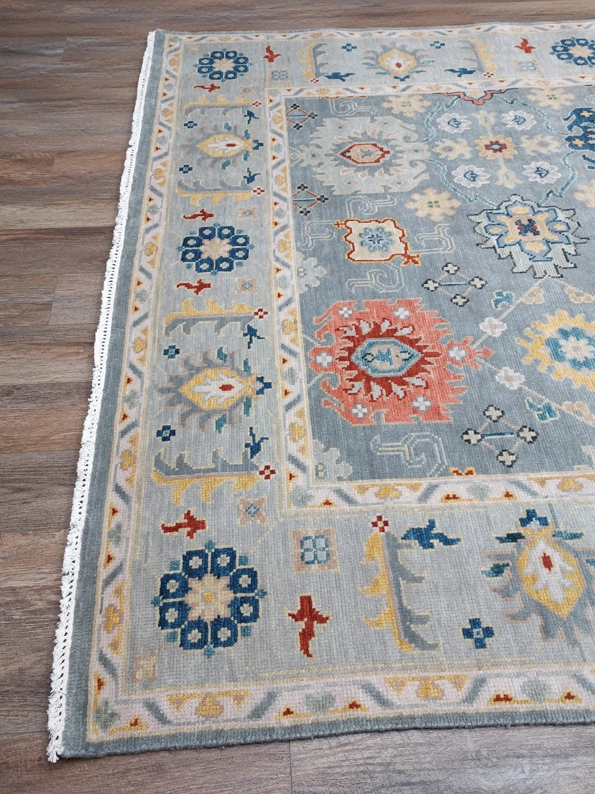 8' x 10' Ft. Contemporary Turkish Oushak Bohemian Hand Knotted Wool Rug - BR3076