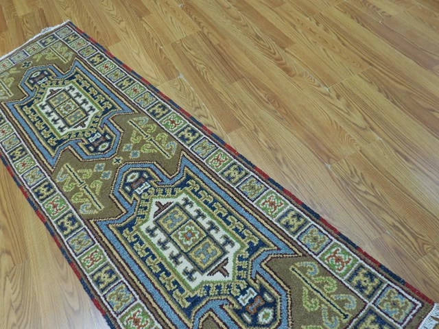 2.1’ x 6.8' Ft. Contemporary Turkish Oushak Bohemian Hand Knotted Wool Runner / Rug - BR3019