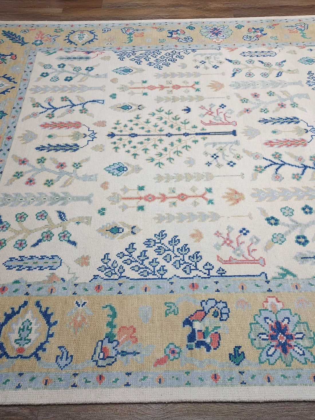 8' x 10' Ft. Turkish Bohemian Oushak Contemporary Hand Knotted Wool Rug - BR2511